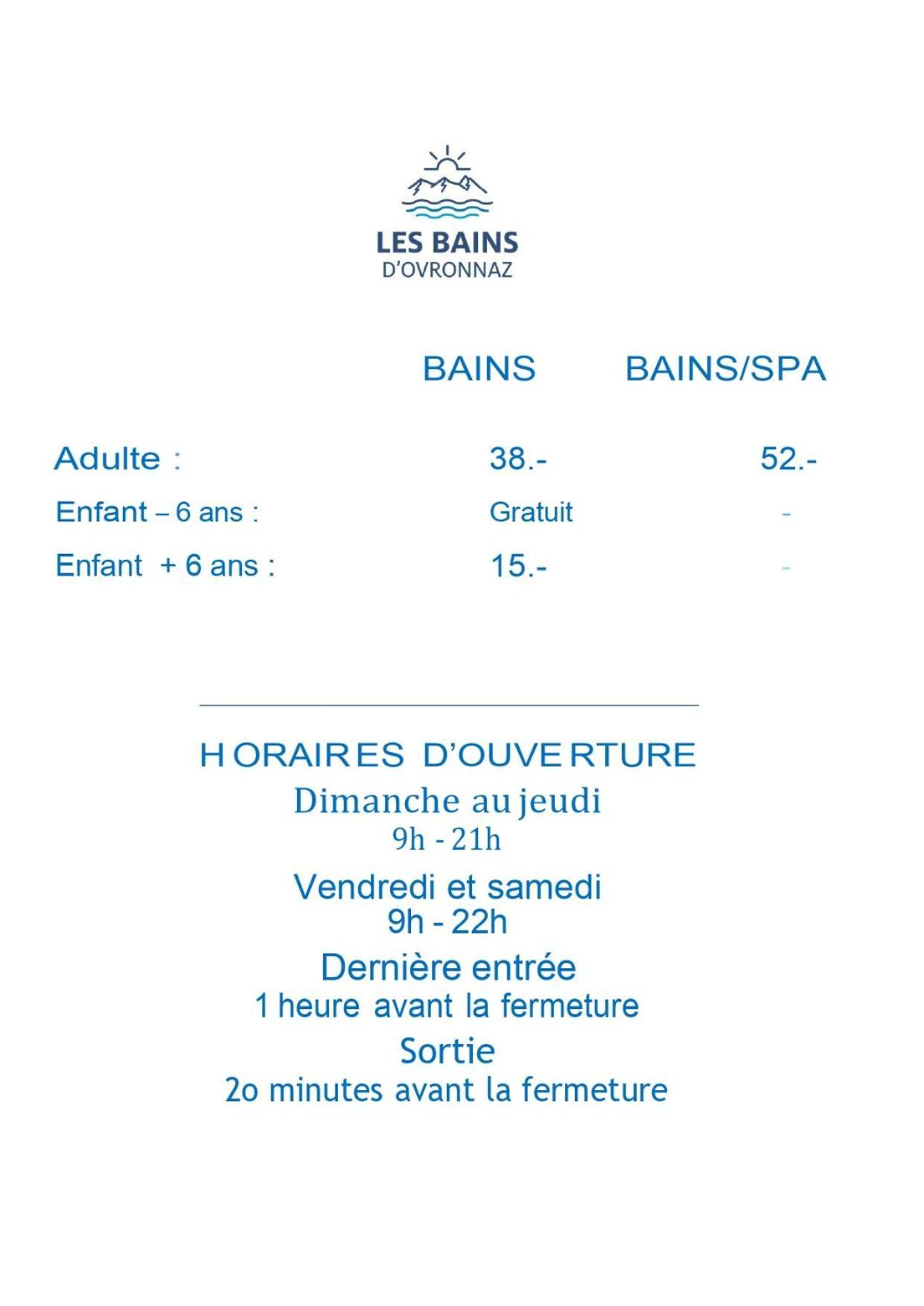 Hotel Les Bains D'Ovronnaz Eksteriør bilde