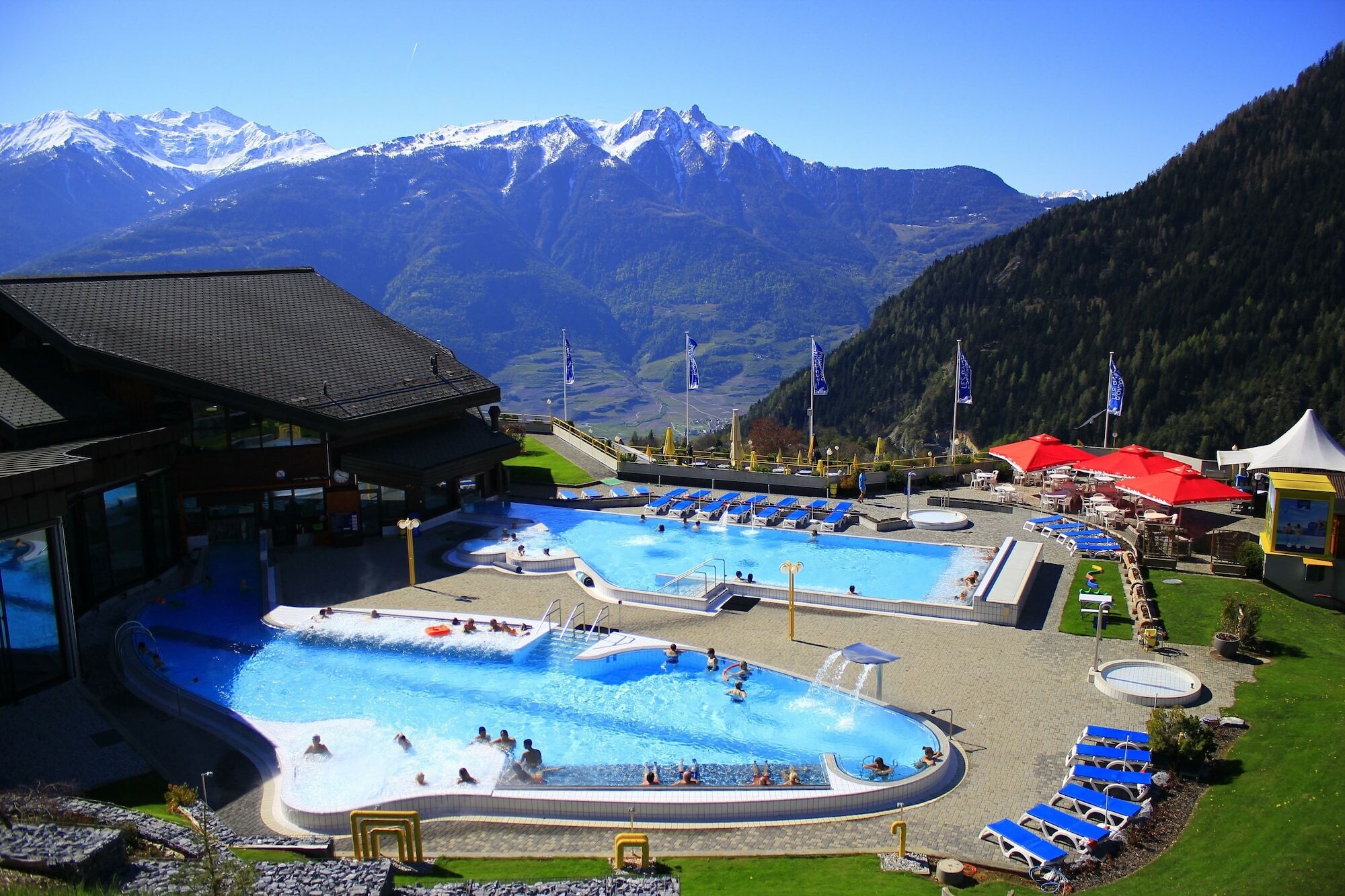 Hotel Les Bains D'Ovronnaz Eksteriør bilde